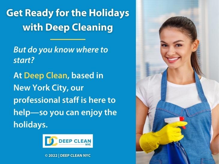 Deep clean holiday checklist