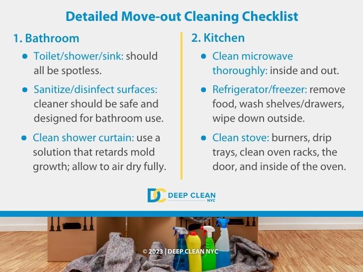 Callout 2- detailed move-out cleaning checklist- bathroom, kitchen
