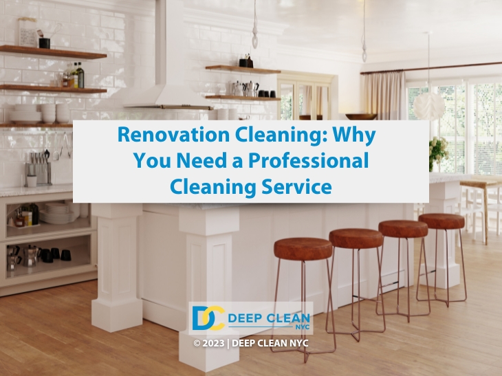 Featured: Modern, clean kitchen interior- Renovation cleaning: why you need a professional cleaning service