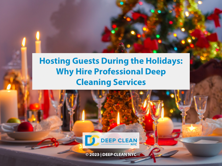 Featured: Beautiful Christmas Eve table setting- Hosting Guests During the Holidays: Why Hire Professional Cleaning Services